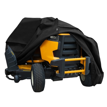 Modern Leisure Chalet Zero-Turn & Riding Lawnmower Cover, Fits Decks up to 62 in., 82 in. Lx5 in. Wx47 in. H, Black 3042